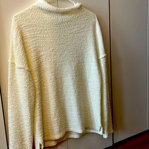 small cream sweater